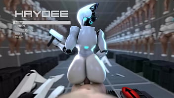 3D动漫剪辑,特色是诱人的Android Haydee